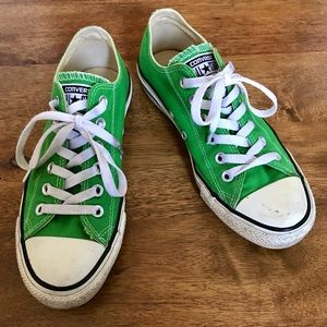 CONVERSE Green Chuck Taylor All Star Sneakers Unisex Men's 6/Women's 8